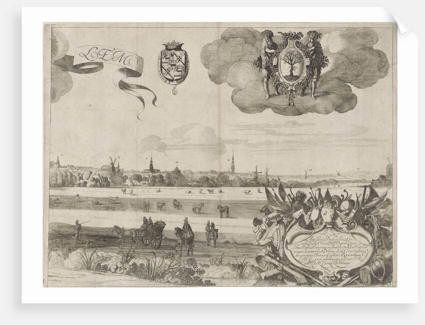 View of Haarlem C by Samuel Ampzing