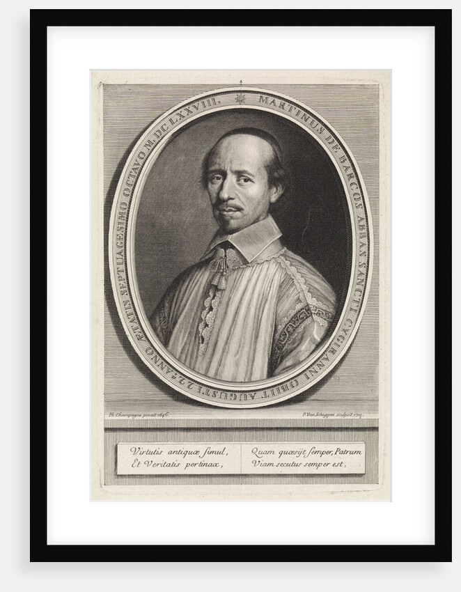 Portrait of Martin de Barcos by Pieter van Schuppen