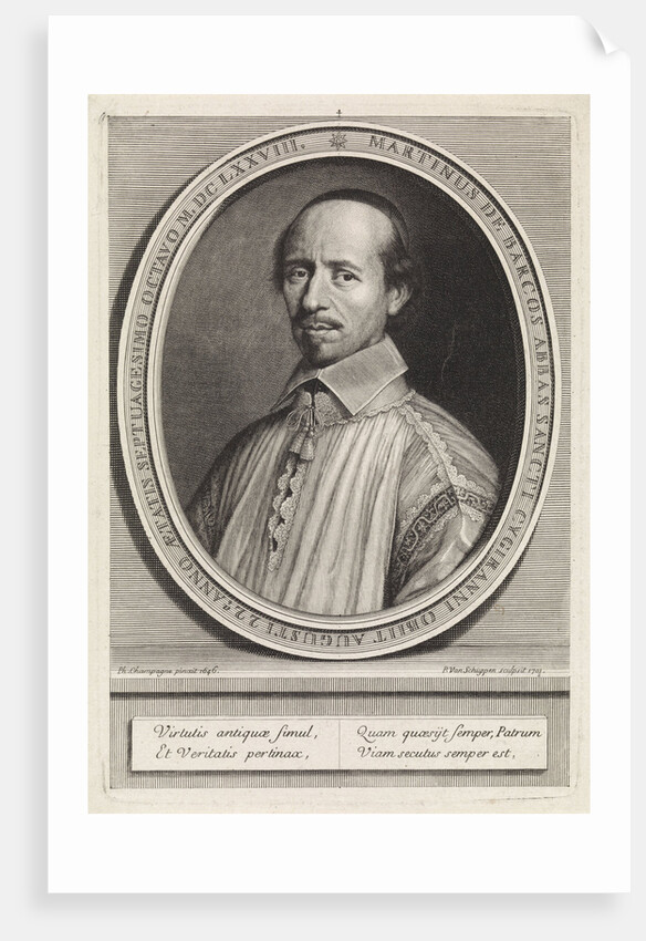 Portrait of Martin de Barcos by Pieter van Schuppen