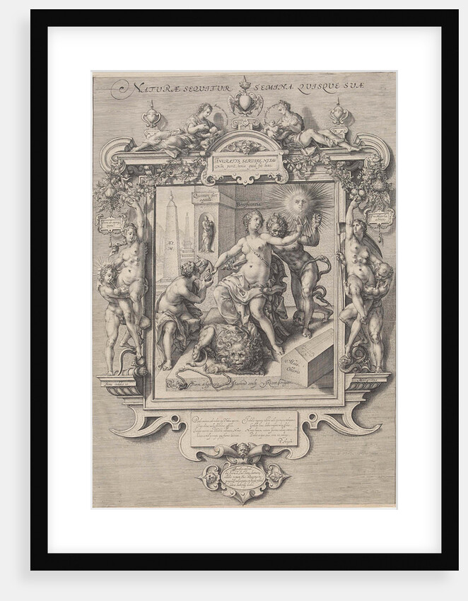 Allegory of human nature by Petrus Hogerbeets