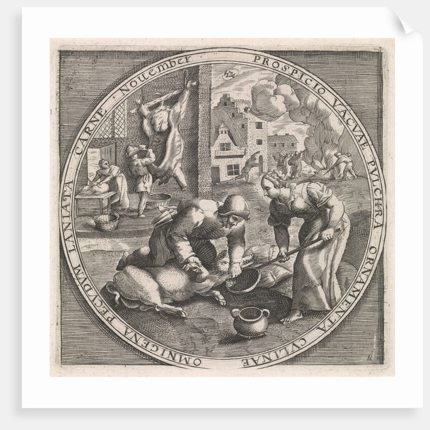 November: slaughter time by Maerten de Vos