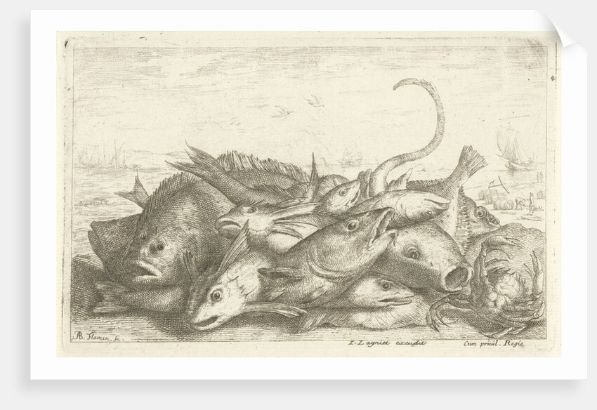 Fishes and a Crab by Lodewijk XIV