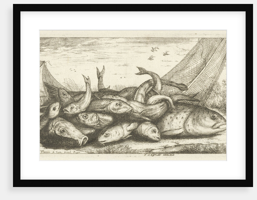 Fishes on the grass by Lodewijk XIV