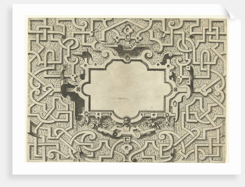 Cartouche by Hieronymus Cock