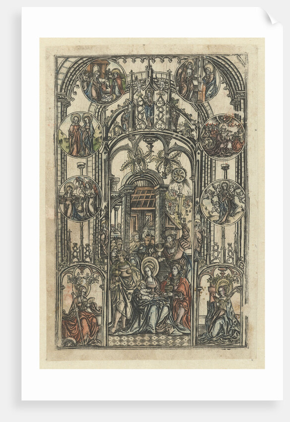 The Adoration of the Magi by Monogrammist S