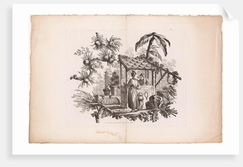 China, Chinese houses and people, I. Pillement inv. F.A. Aveline sc. Londen by I. Pillement, a Paris chez Basan. Francois Antoine Aveline by Jean Baptiste Pillement