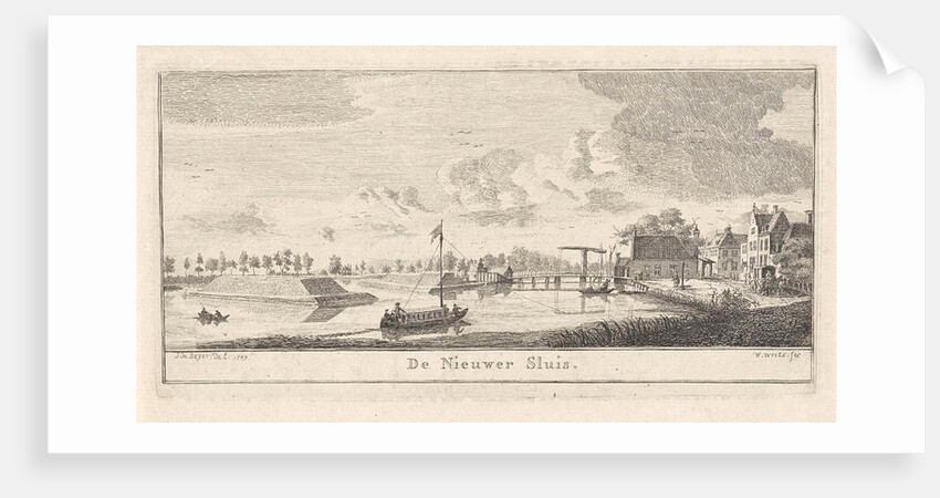 View of Nieuwersluis by Willem Writs