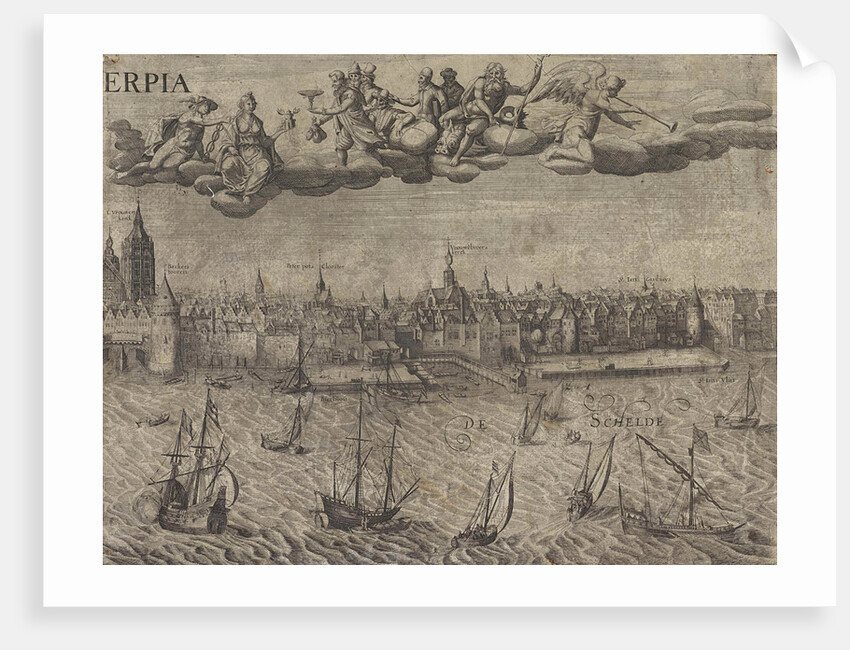 Antwerp seen from the Scheldt by Belgium