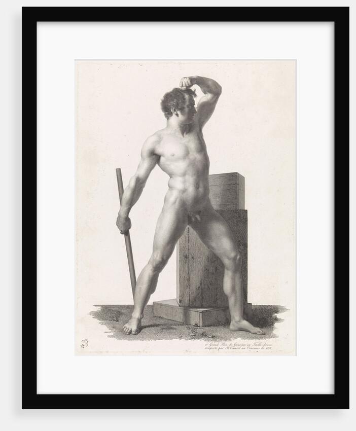 Standing male nude by Benoit Taurel