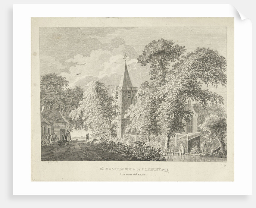 Maartensdijk, The Netherlands 1753 by Pierre Fouquet