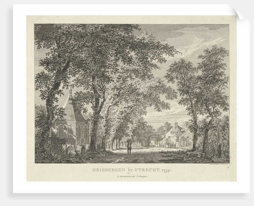Driebergen, The Netherlands 1754 by Paulus van Liender