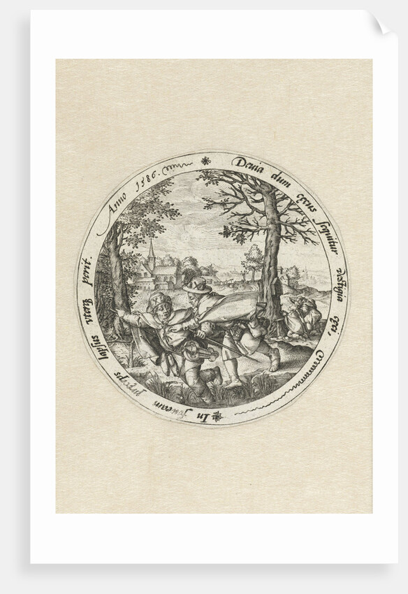 The blind leading the blind by Hendrick Goltzius