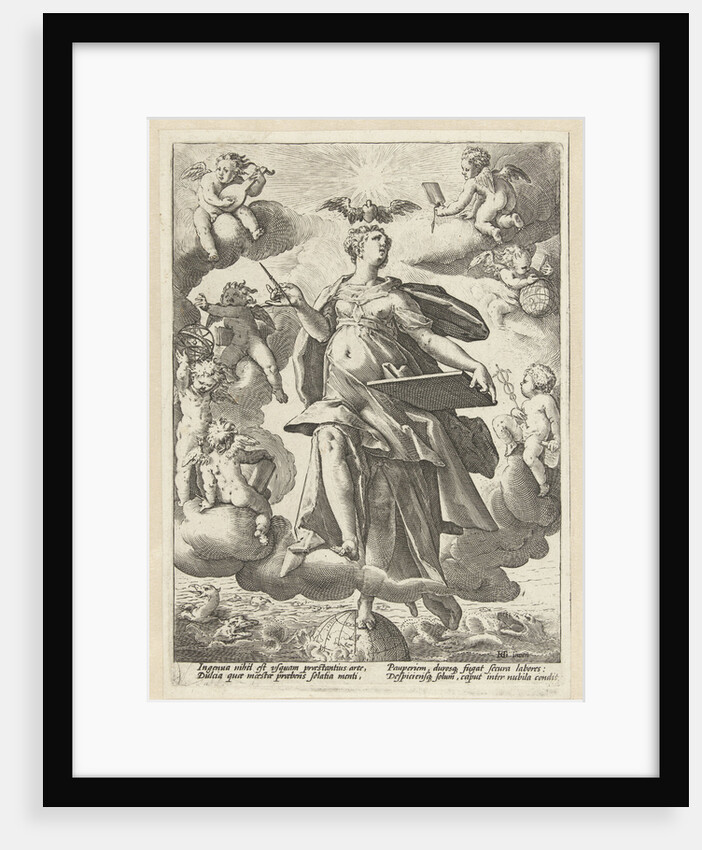 Allegory of art by Hendrick Goltzius