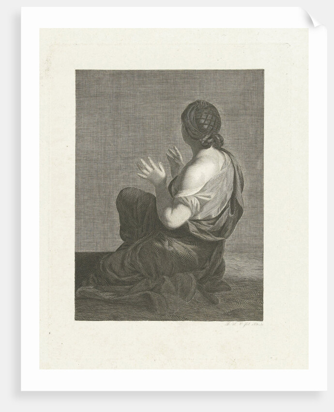 Seated woman by Albert Flamen