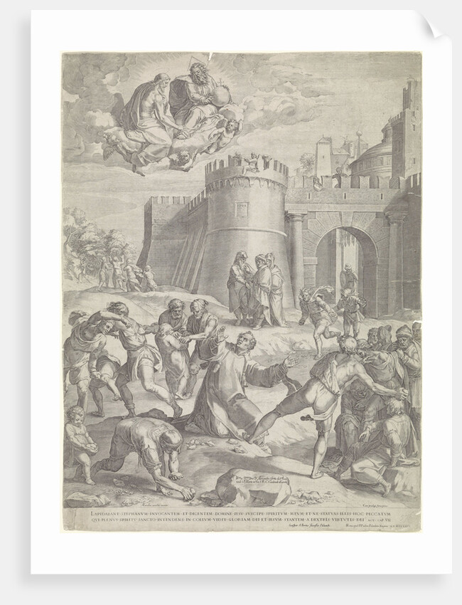 Stoning of St. Stephen by Gaspar Albertus