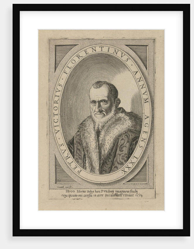 Portrait of Pietro Vettori by Hugo Blotius