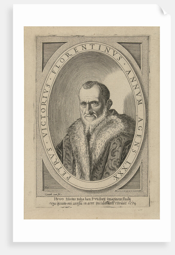 Portrait of Pietro Vettori by Hugo Blotius