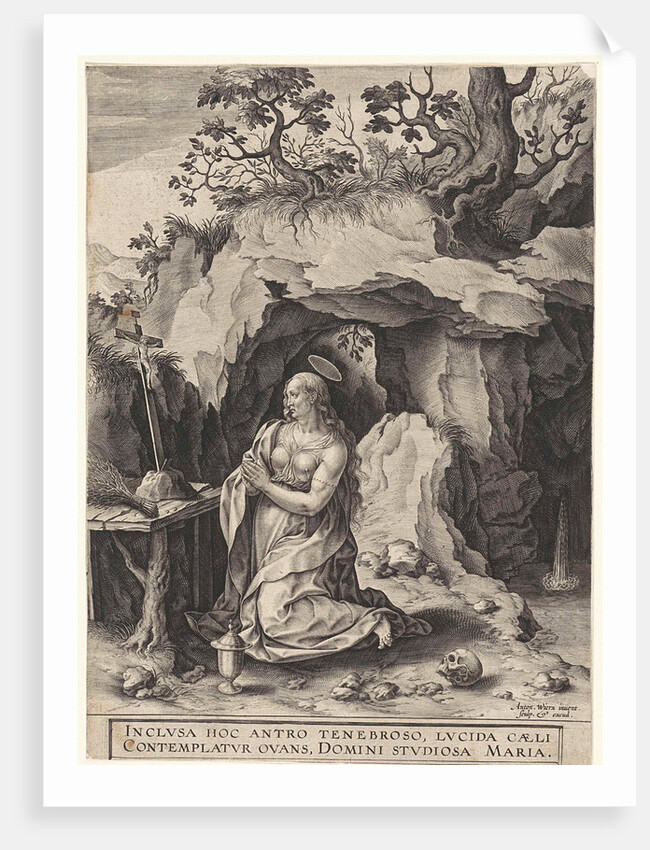 The Penitent Mary Magdalene by Antonie Wierix II