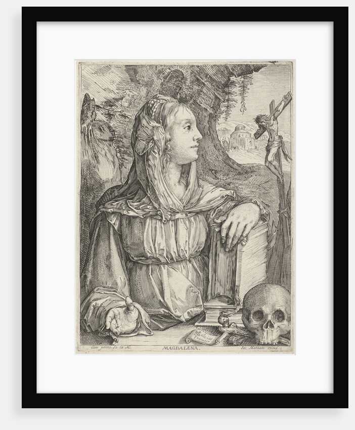 Penitent Mary Magdalene by Jacob Matham