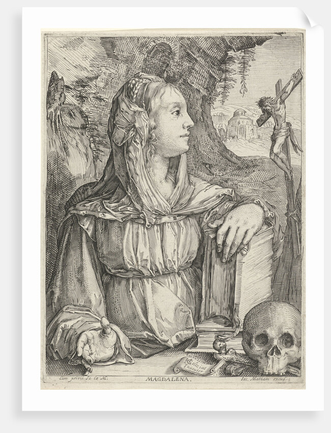 Penitent Mary Magdalene by Jacob Matham