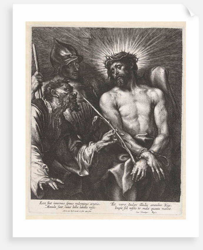 The Mocking of Christ, Anthony van Dyck by Lucas Vorsterman I
