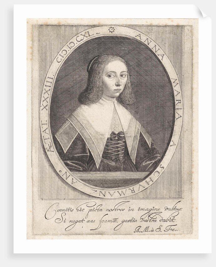 Self Portrait by Anna Maria van Schurman