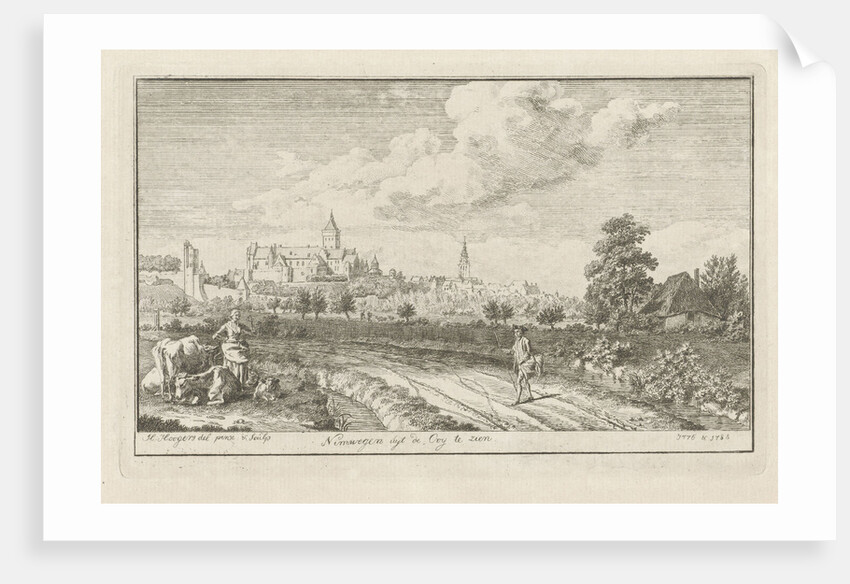 View of Nijmegen, The Netherlands by Lodewijk XIV