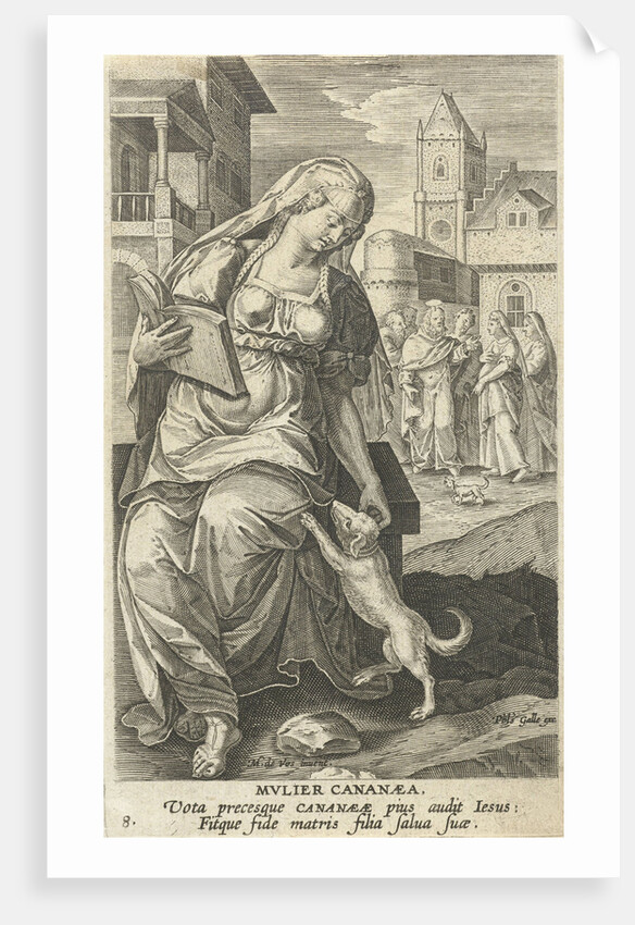 The Canaanite woman by Cornelis Kiliaan