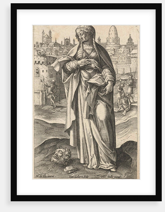 Wise woman of Abel Beth Maacah by Cornelis Kiliaan