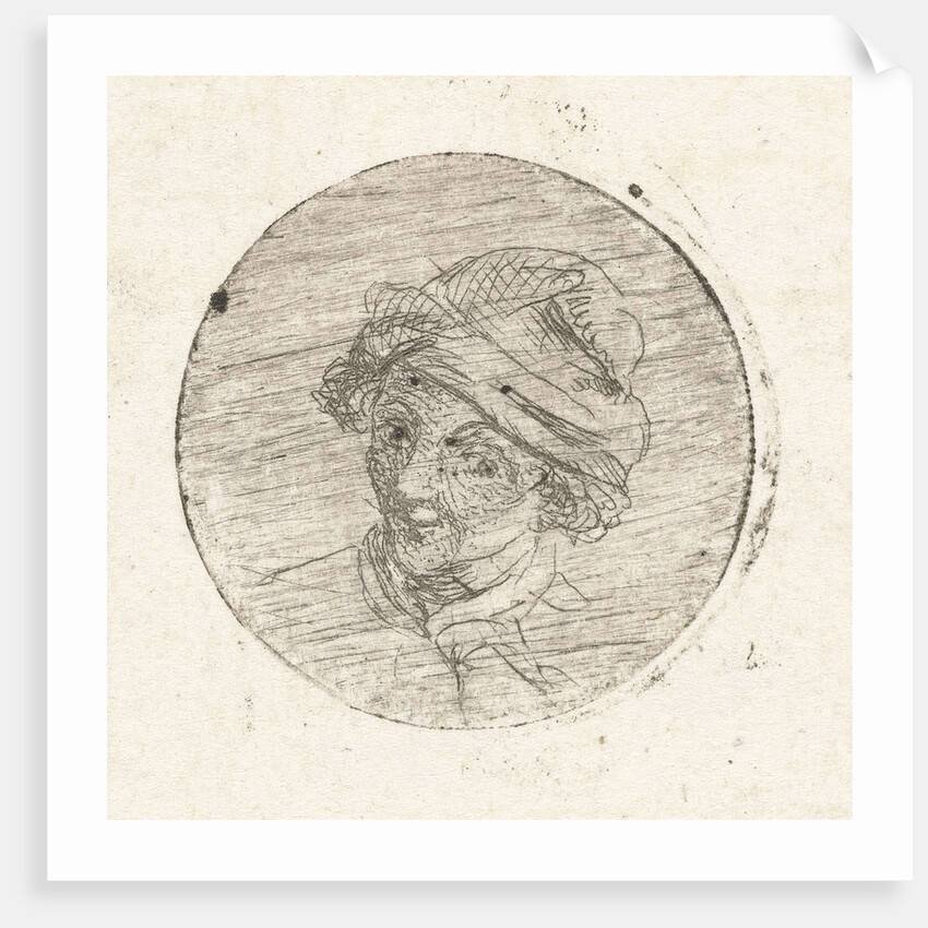 Mans Head with cap by Marie Lambertine Coclers