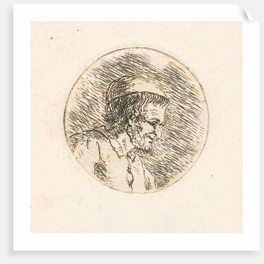 Bust of an unknown man by Christina Chalon