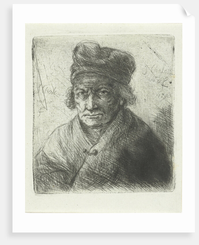 Old man by Jan Chalon