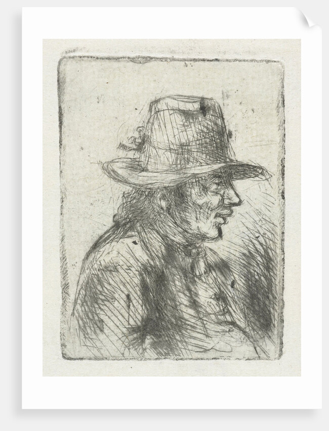 Man with hat by Jan Chalon