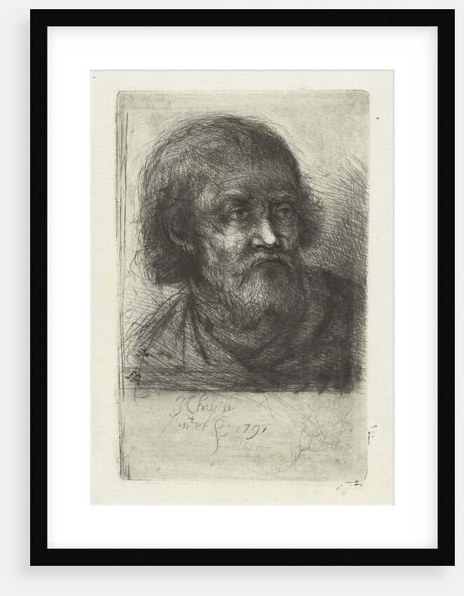 Old man by Jan Chalon