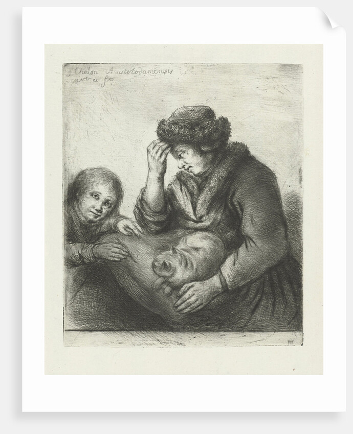 Mother with child by Jan Chalon