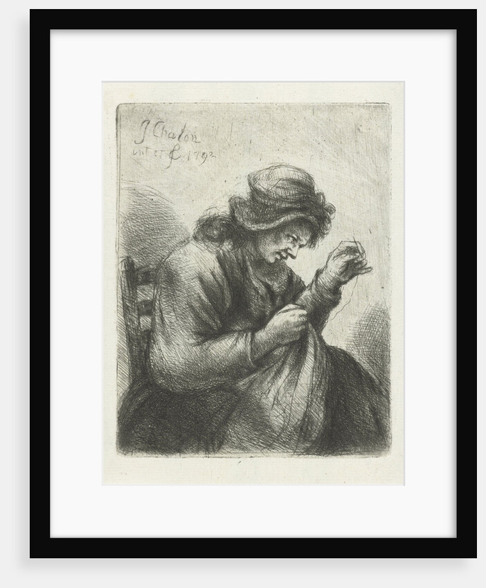 Old dressmaker by Jan Chalon