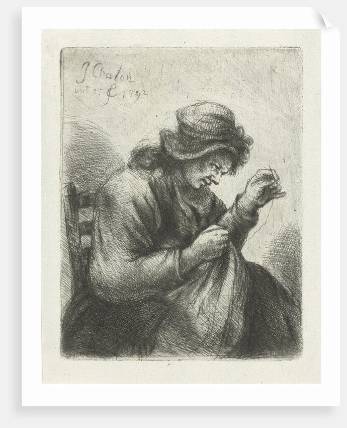 Old dressmaker by Jan Chalon