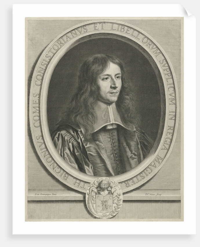 Portrait of the French statesman Theodore Bignon by Philippe de Champaigne