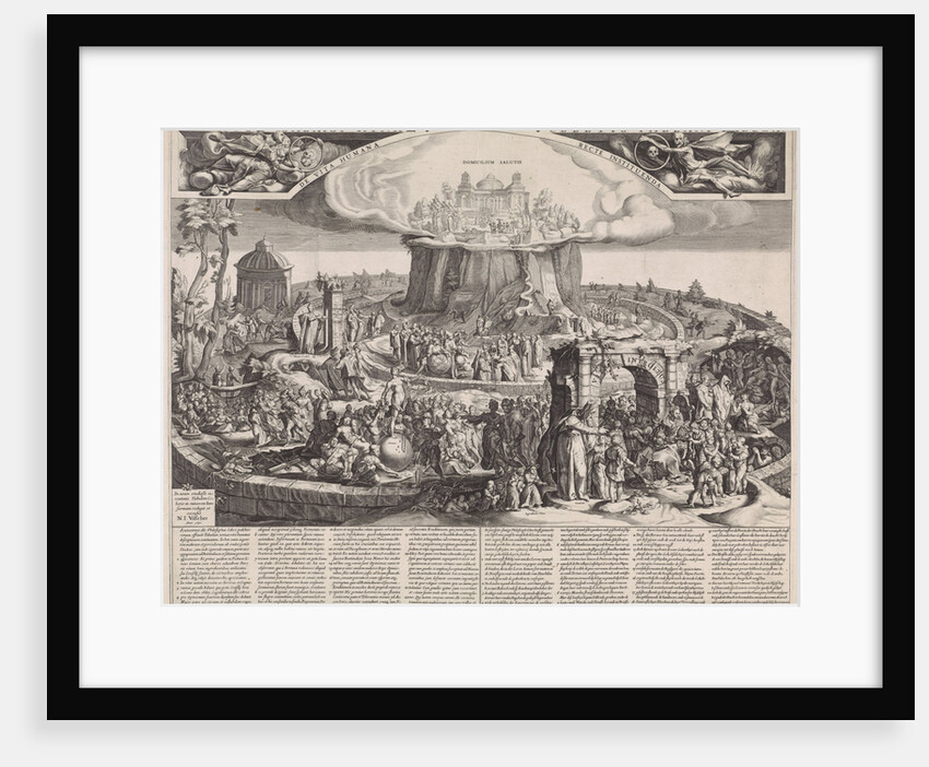 Tabula Cebetis by Hendrick Goltzius