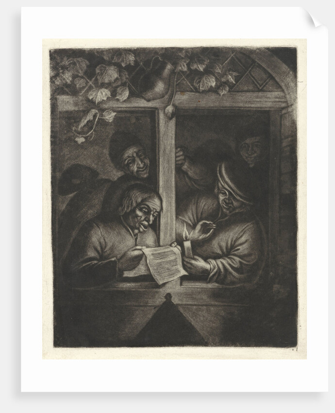 To Reader in a window by Adriaen van Ostade