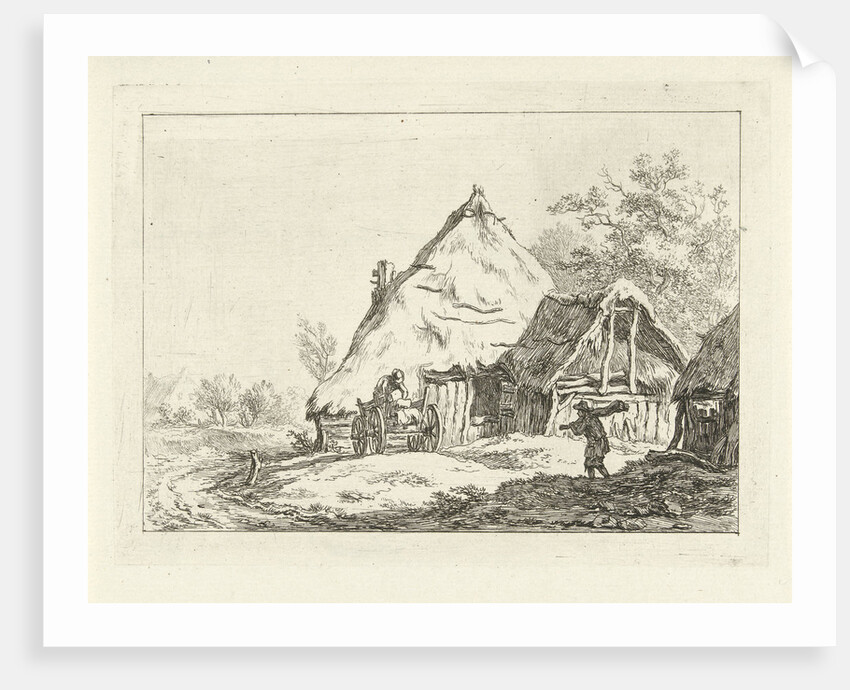 Weagon for a farm by Carel Lodewijk Hansen