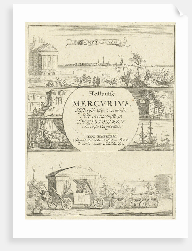 Several events in Europe in the year 1650 by Pieter Casteleyn