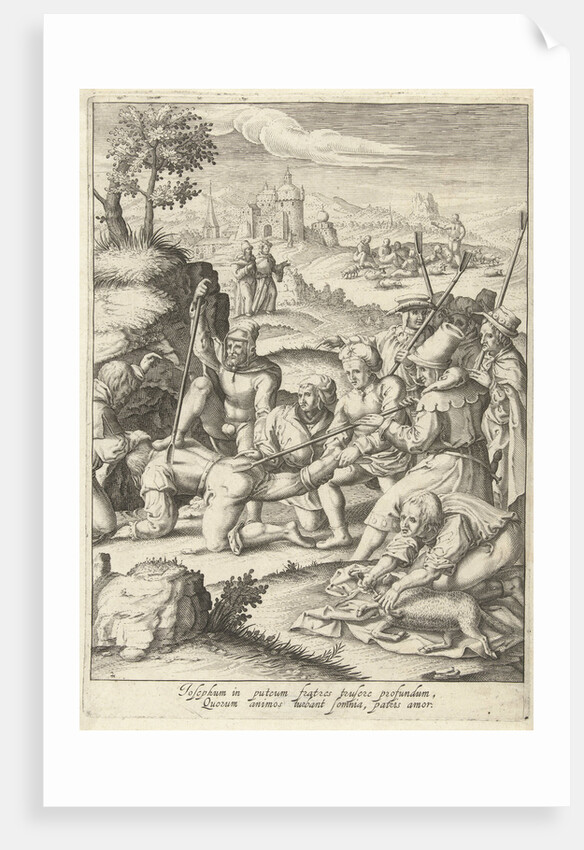Joseph is thrown into the pit by Lucas van Leyden