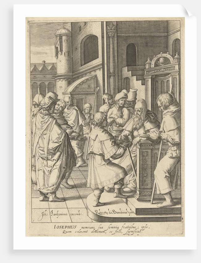 Joseph tells his dreams to Jacob by Johannes Janssonius