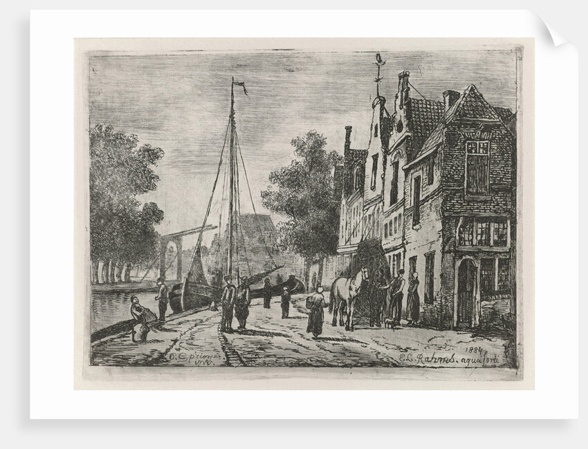 Street view by Eberhard Cornelis Rahms