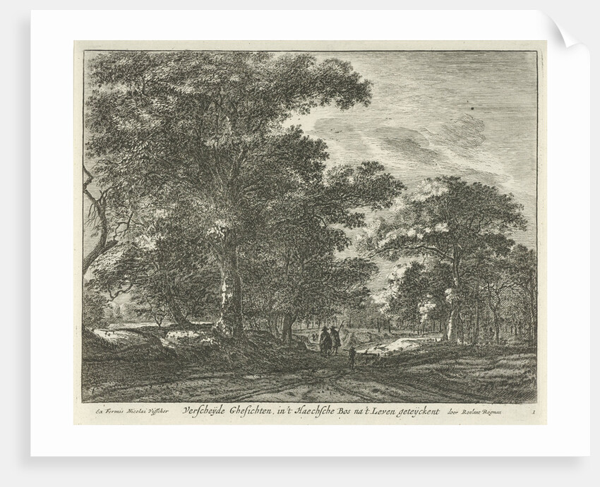 Forest trail in the Hague Forest by Nicolaes Visscher I