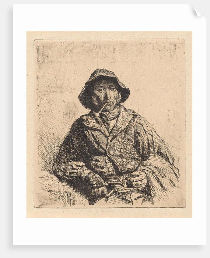 Sailor with a pipe by Hendrik Jacobus Scholten