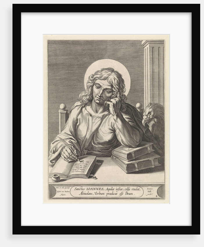 Evangelist John by Joannes Galle