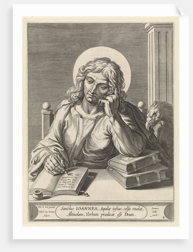 Evangelist John by Joannes Galle