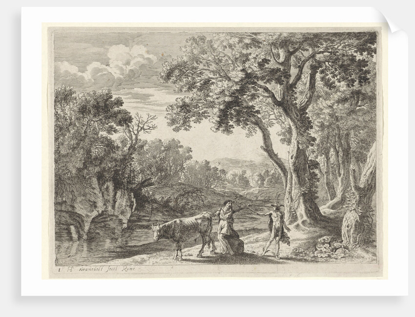 Batt Mercury turns into stone by Herman van Swanevelt